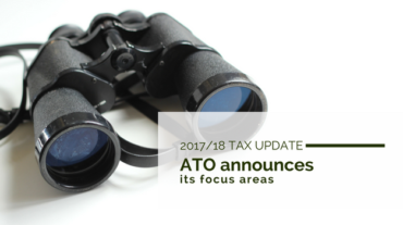 2017/18 Tax Update: ATO announces its focus areas